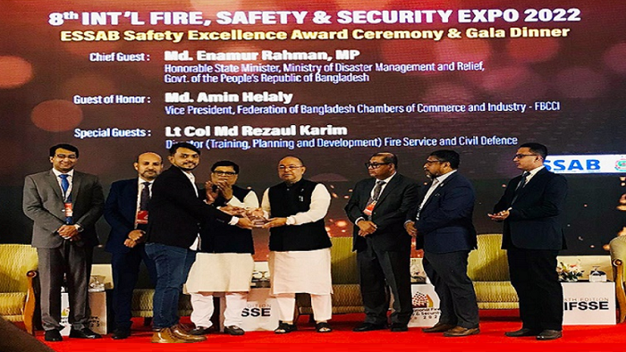 AIUB wins ESSAB Safety Excellence Award 2022