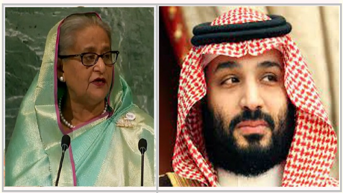 PM invites Saudi Crown Prince to visit Bangladesh