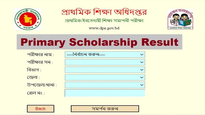  Primary scholarship exam results on Tuesday