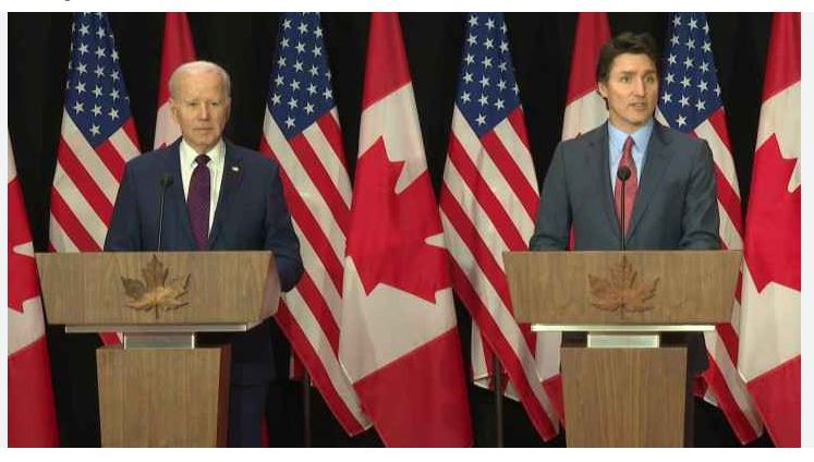 US, Canada strike deal on illegal migration during Biden trip